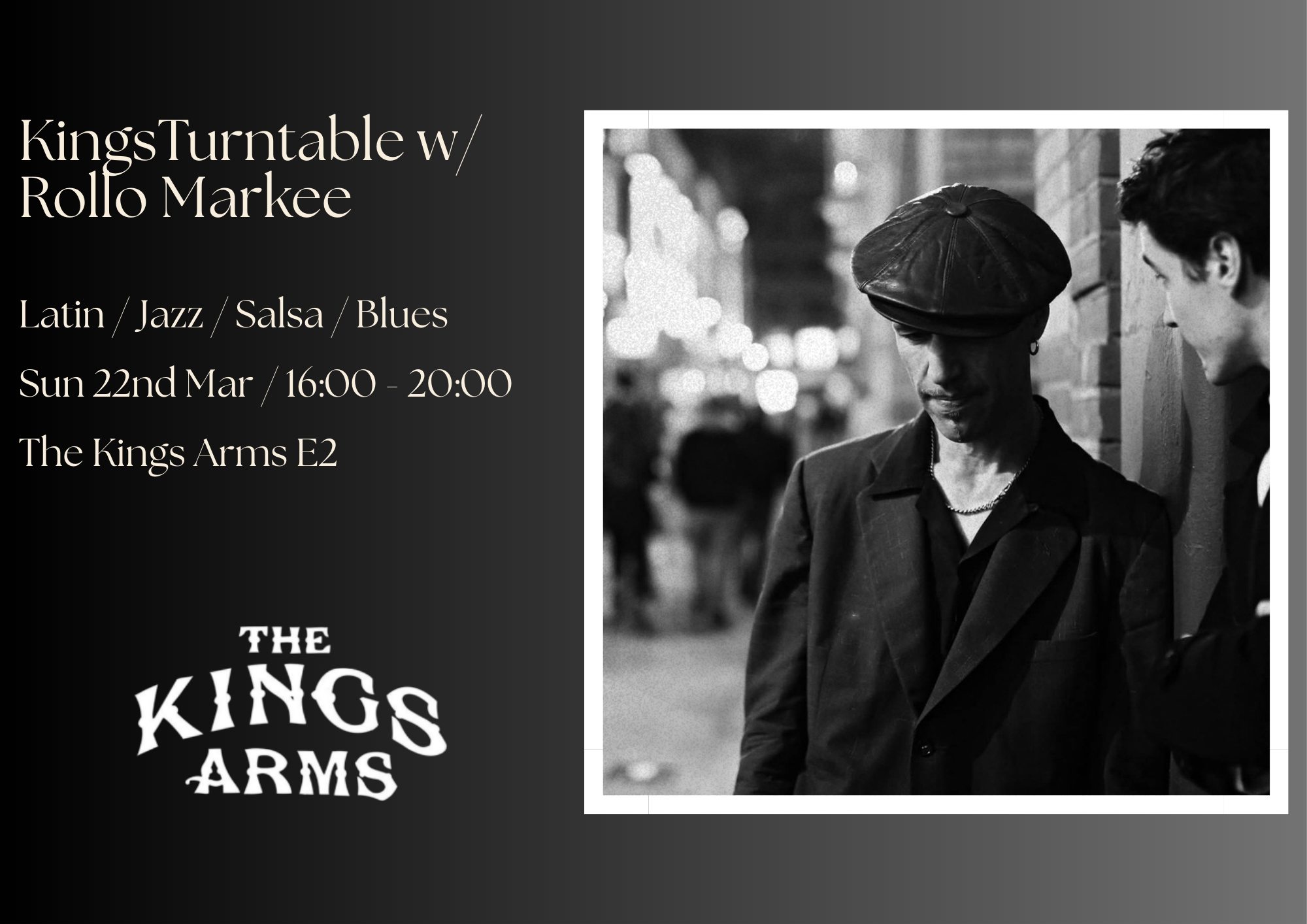 Kings Turntable: Rollo Markee