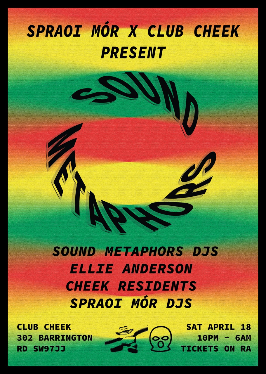 Club Cheek x Spraoi Mór: Sound Metaphors DJs, Ellie Anderson, Residents