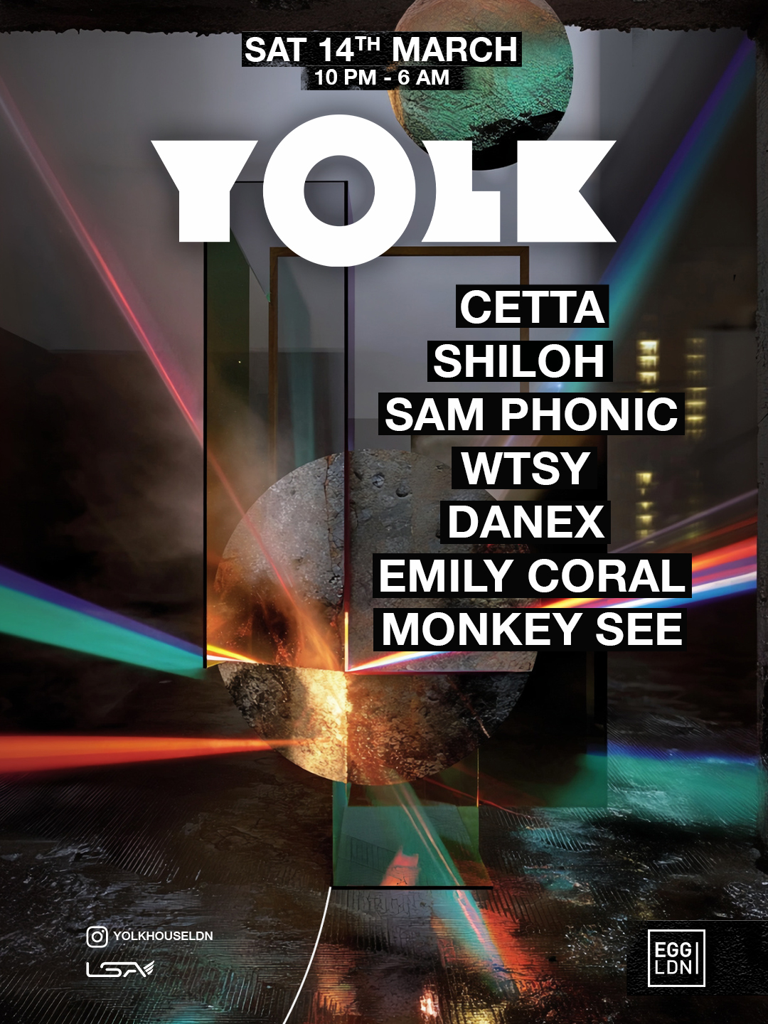 YOLK: House & Tech-House Nights at Egg London