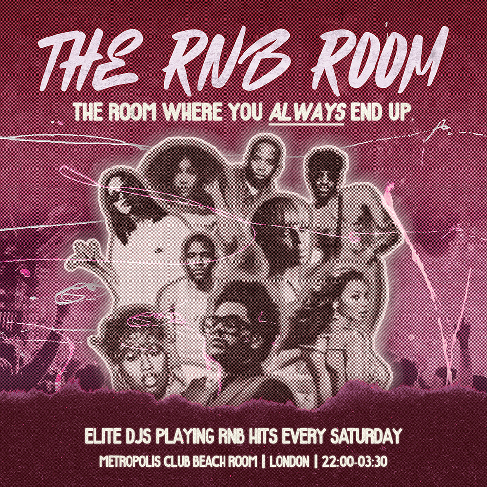 The RnB Room → Every Saturday at Metropolis Club (Beach Room)