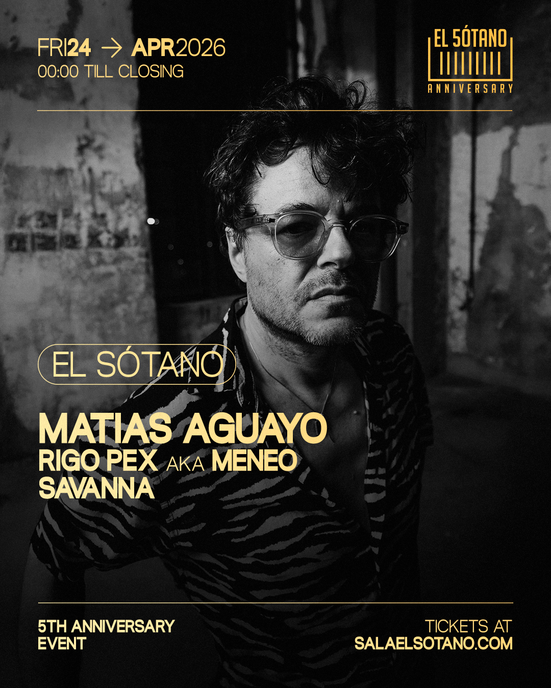 EL SÓTANO presenta: Matias Aguayo, Rigo Pex aka Meneo, Savanna