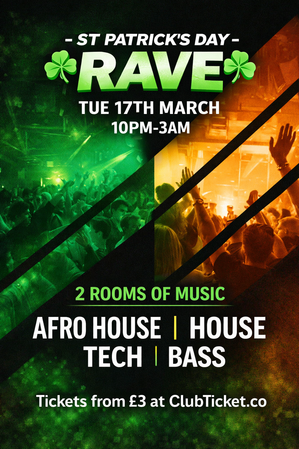 St Patrick's Day Rave