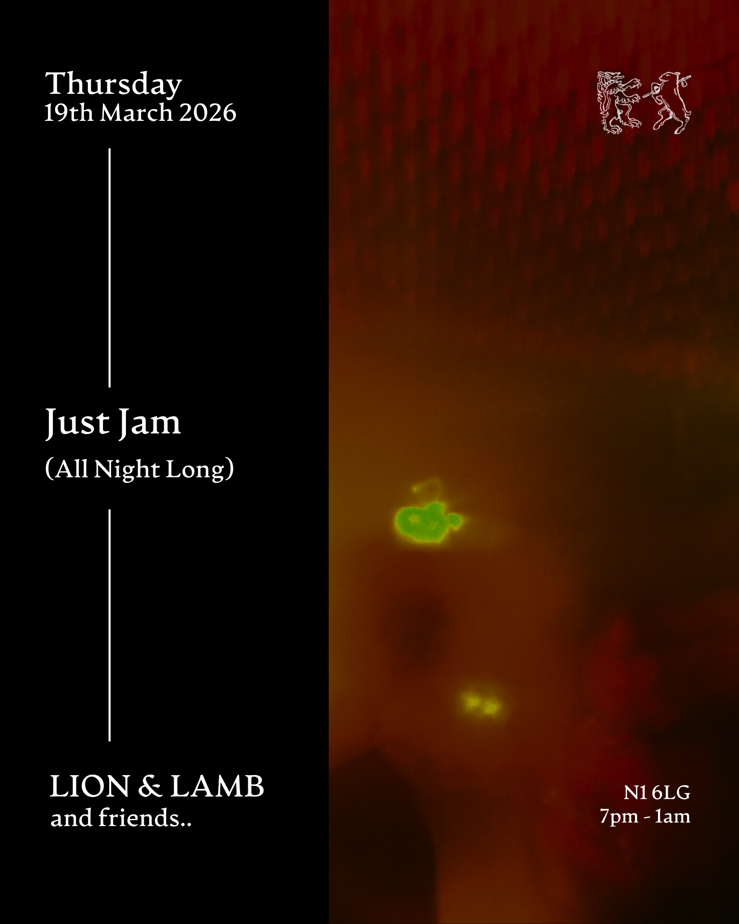 Lion & Lamb and Friends with Just Jam (All Night Long)