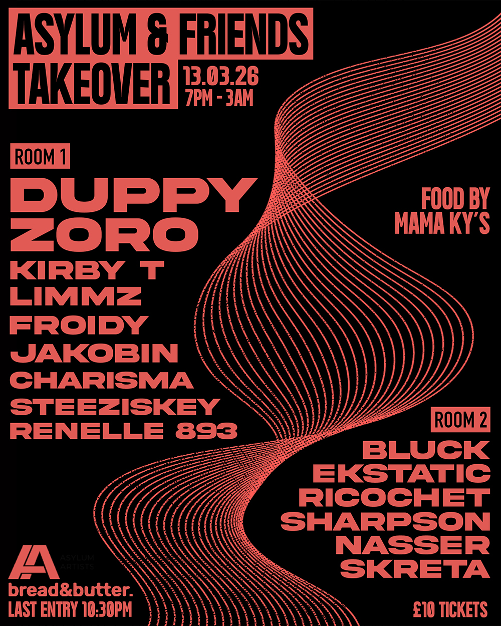 Asylum & Friends Takeover