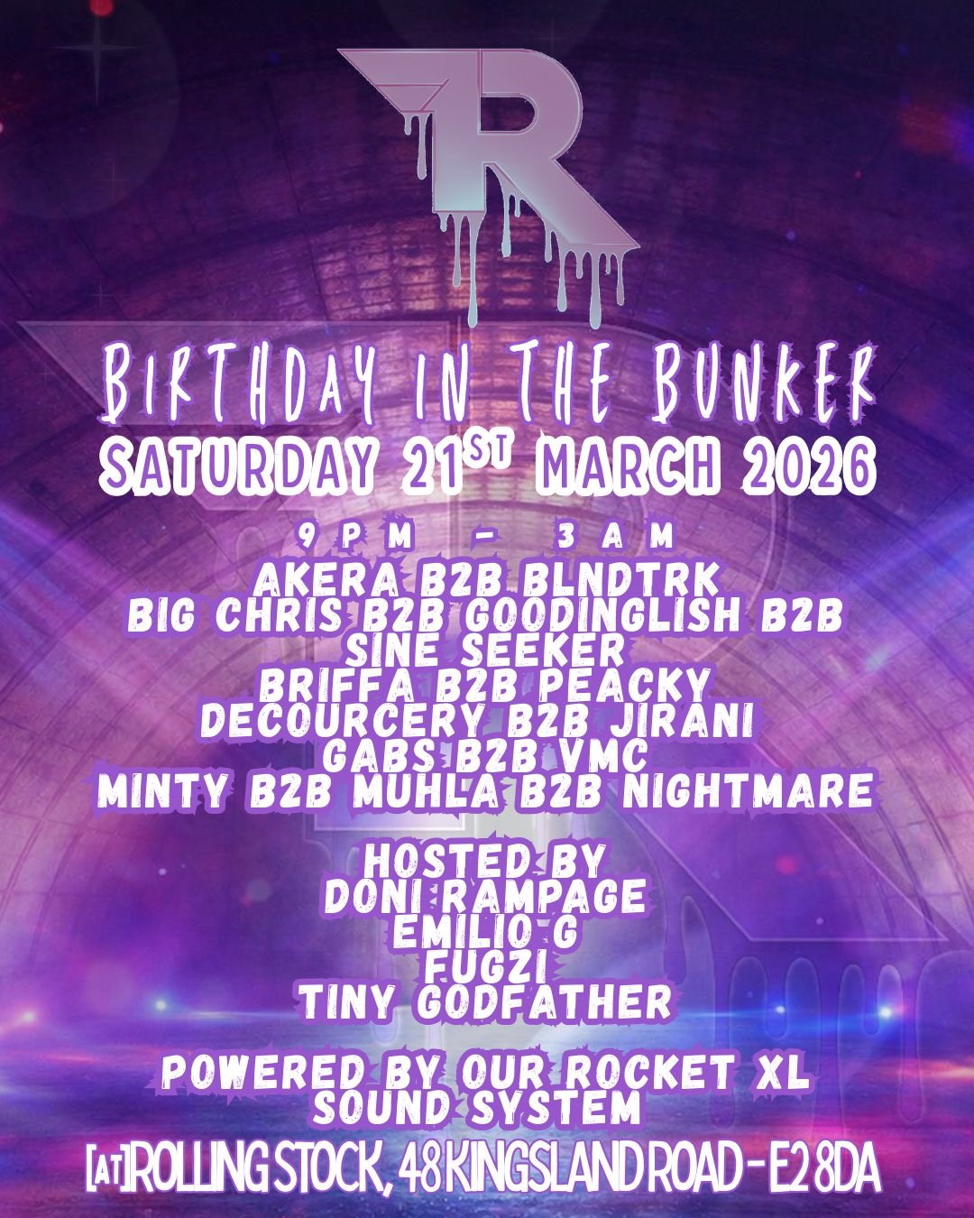 Team Rocket Turns 4 - Powered By Rocket XL Sound System