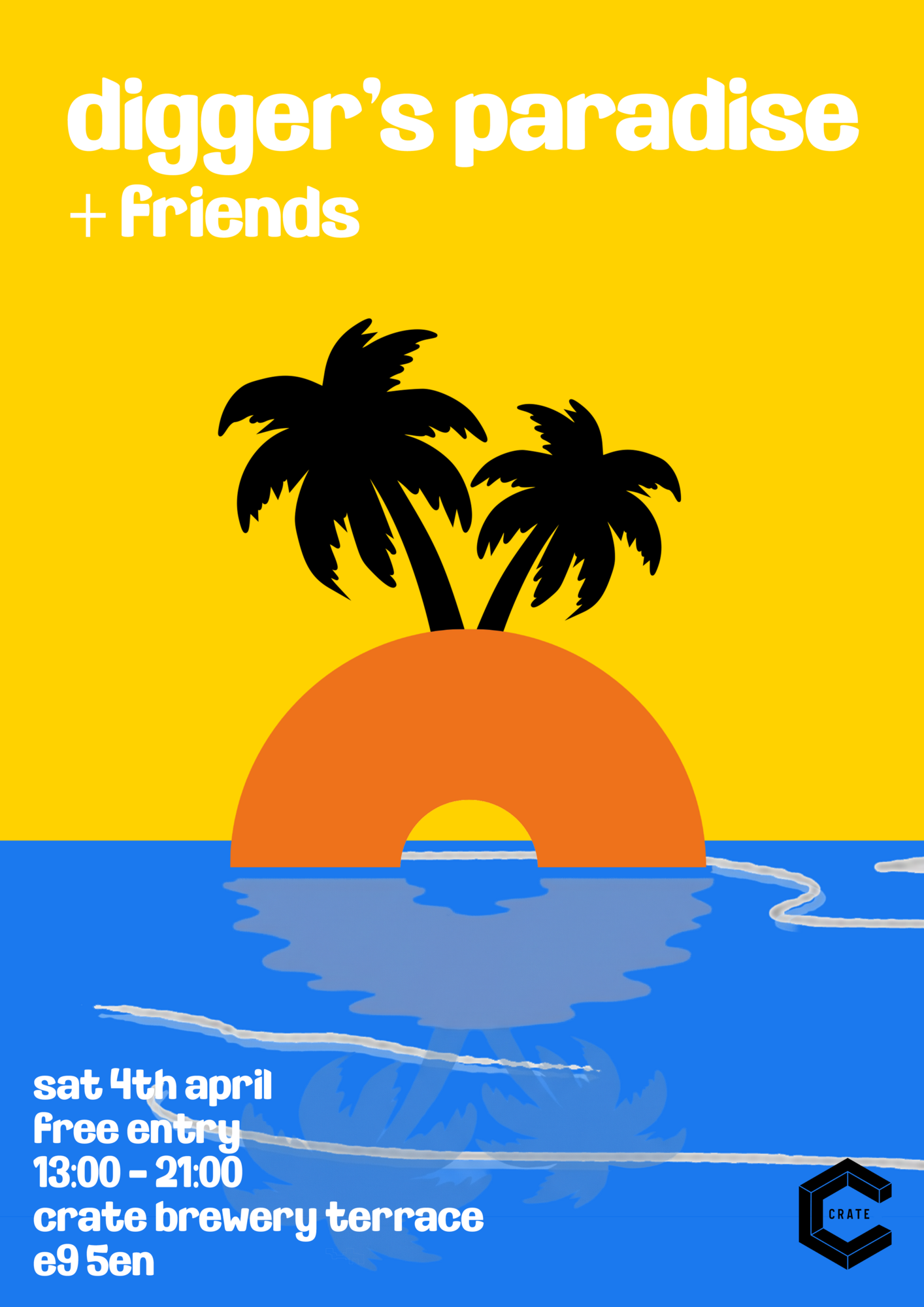 Digger's Paradise Day into Night at Crate