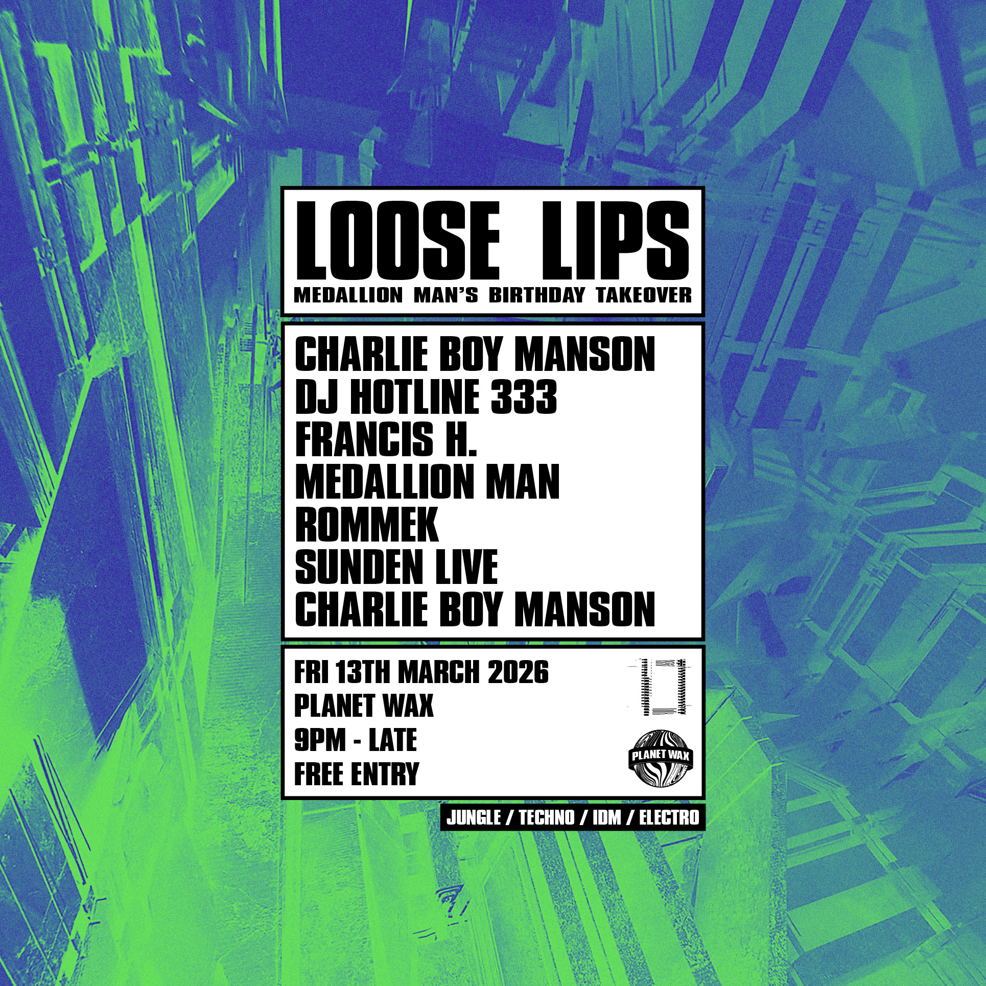 Loose Lips - Medallion Man's birthday takeover
