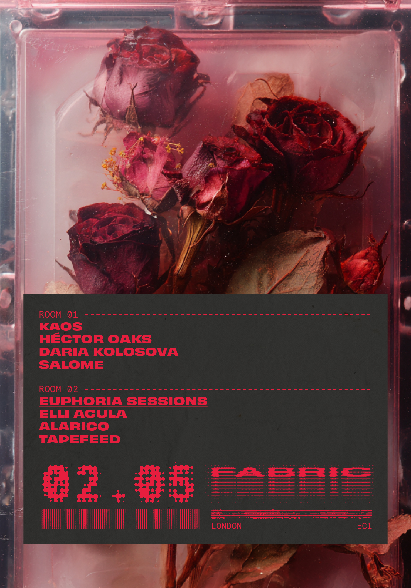 fabric: Héctor Oaks, Elli Acula, Daria Kosolova, SALOME, Alarico, Tapefeed