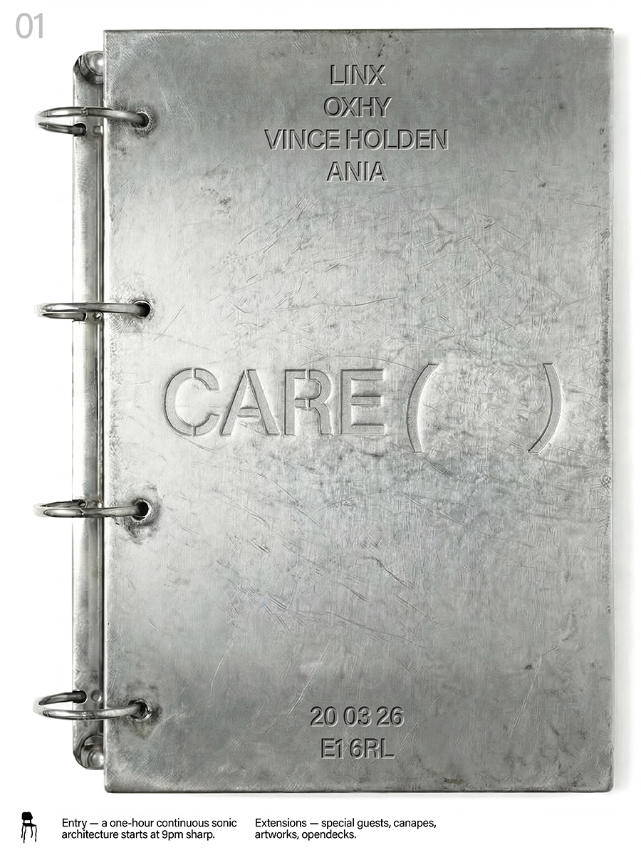 CARE (   ) — 01: Soundscapes, Live, Rituals and a Gallery Night