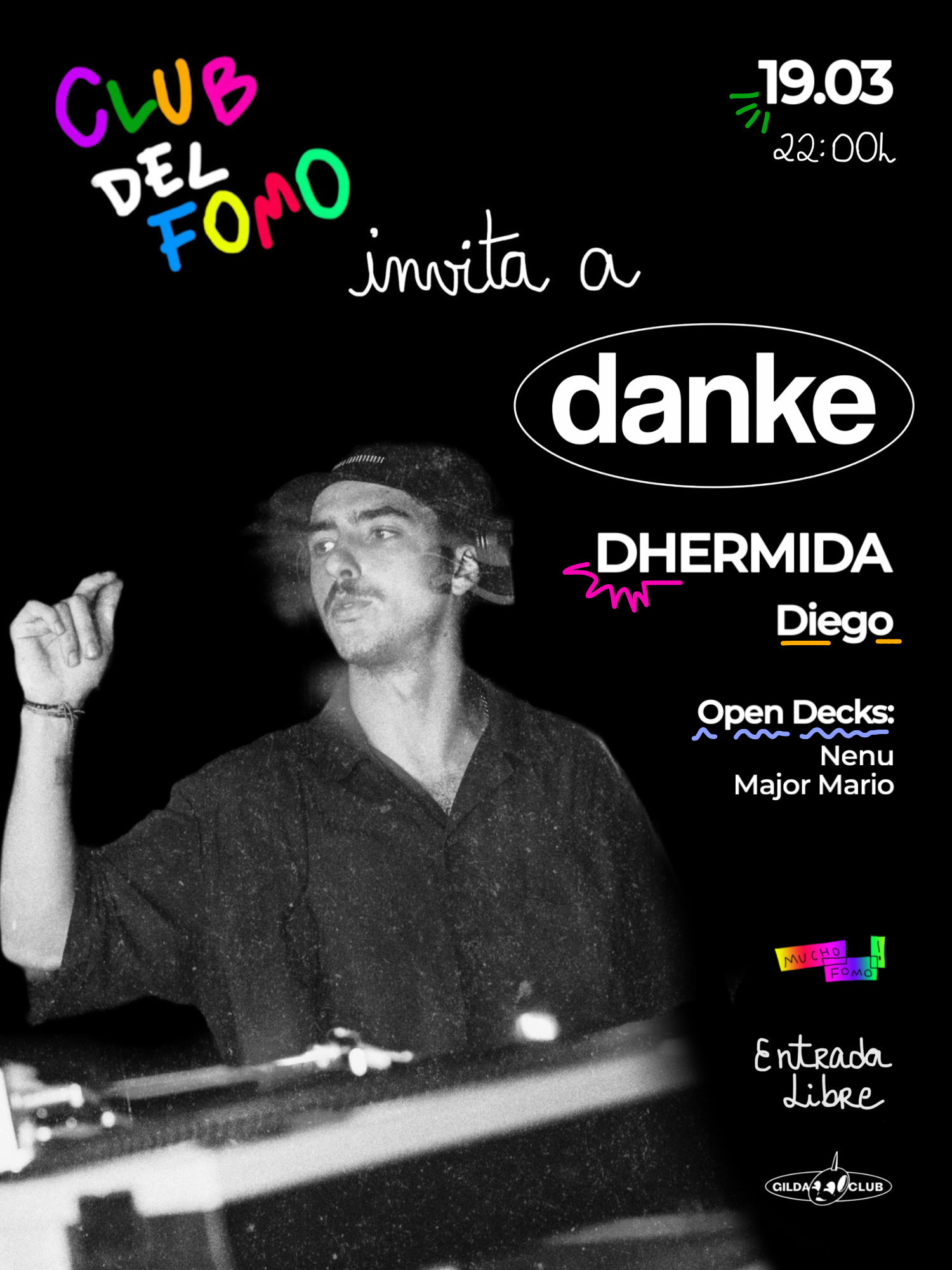 CLUB DEL FOMO invita a Danke (entrada gratis)