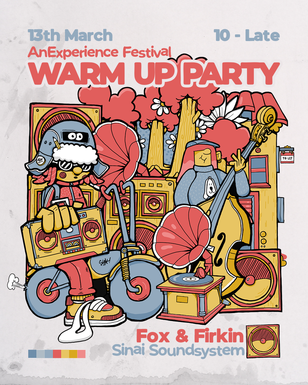 *AnExperience festival – Warm Up Party* ft Sinai Sound, Jerome Hill, Distant Planet + more