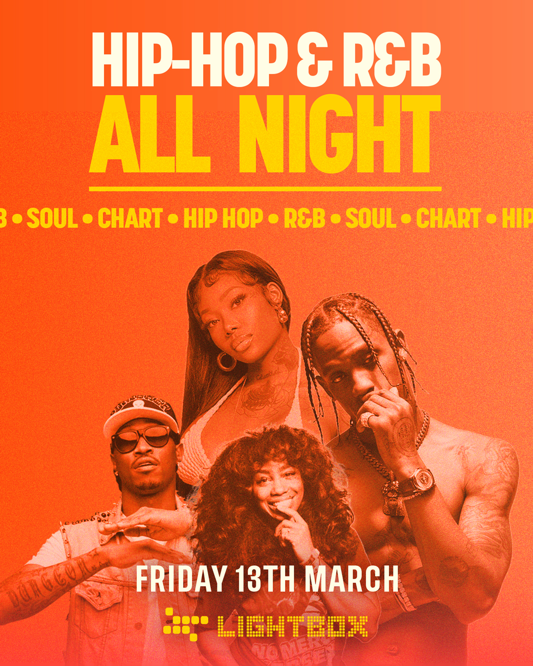 [FREE TICKETS] ﻿HIP HOP & R&B ALL NIGHT at FIRE & Lightbox