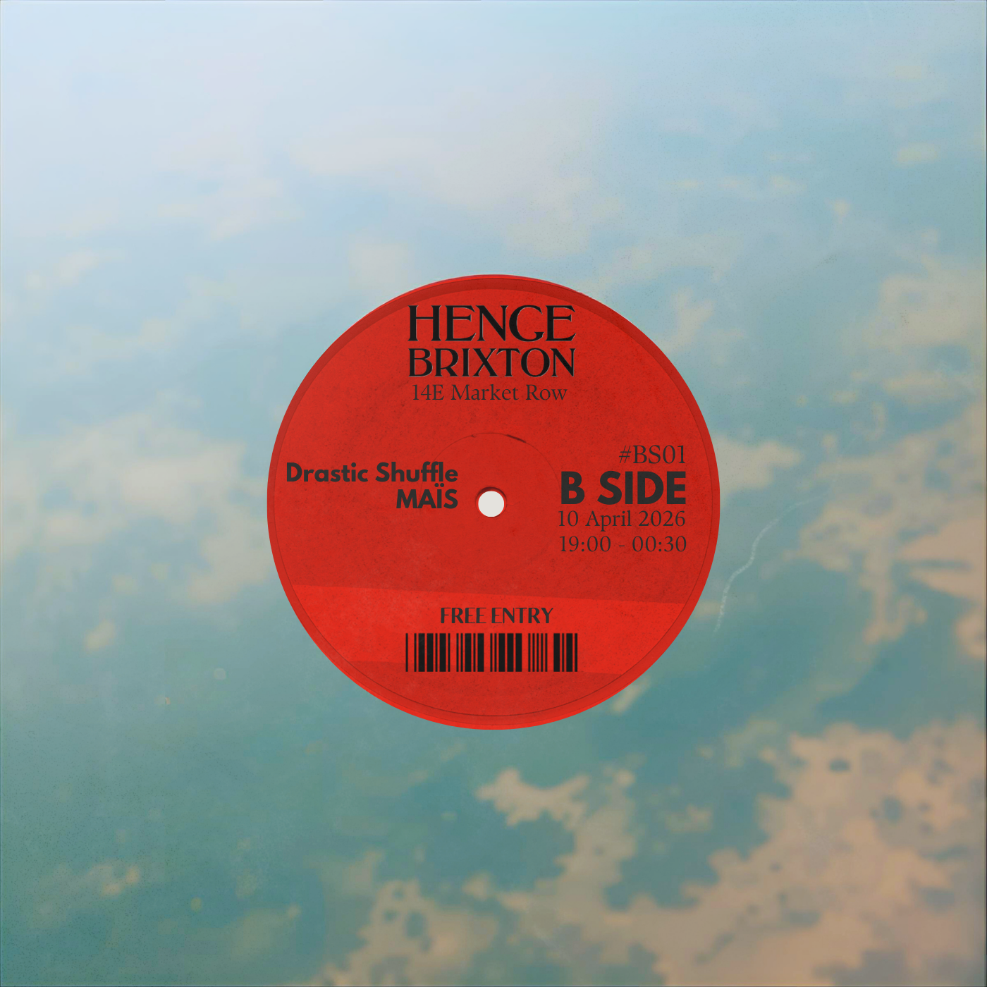 B SIDE #BS01 [10.04.2026] FREE ENTRY