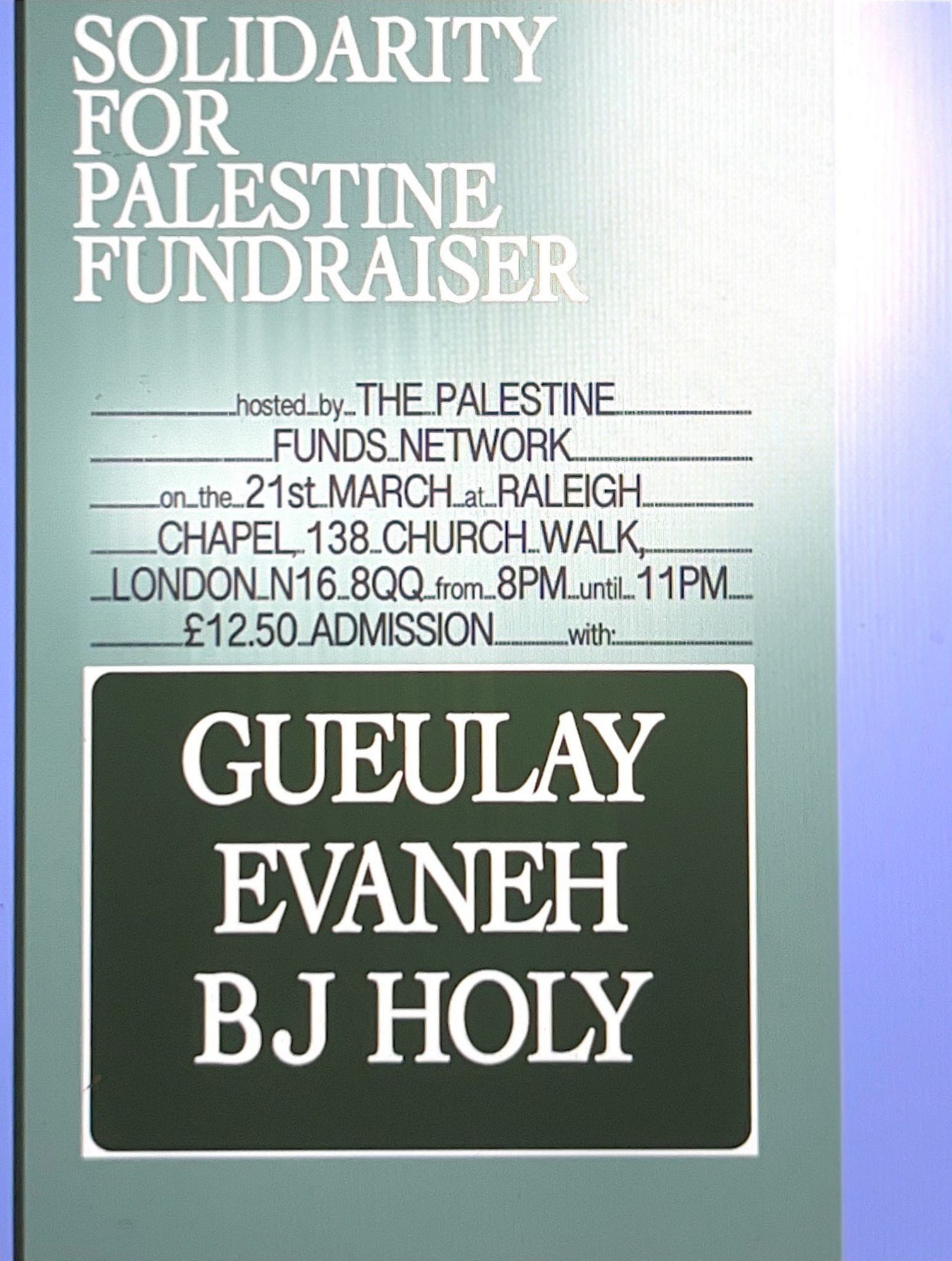 Solidarity Fundraiser for Palestine