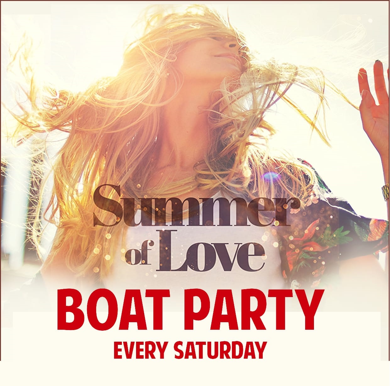 Summer of Love - London party boat + free after party E1