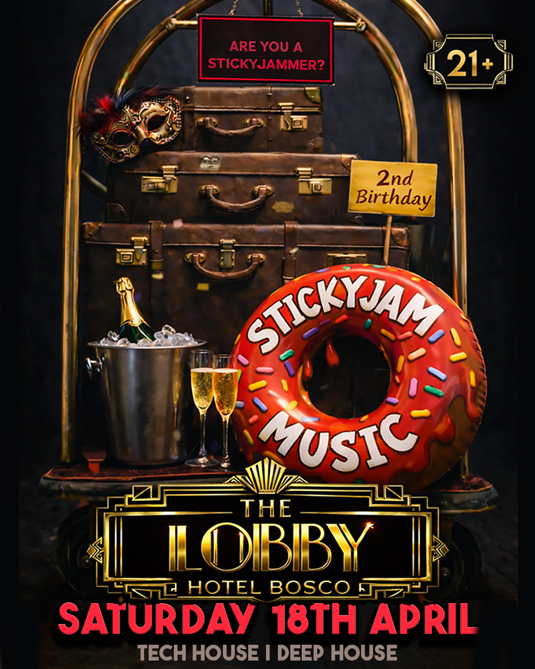 STICKYJAM 2nd Bday at Hotel Bosco