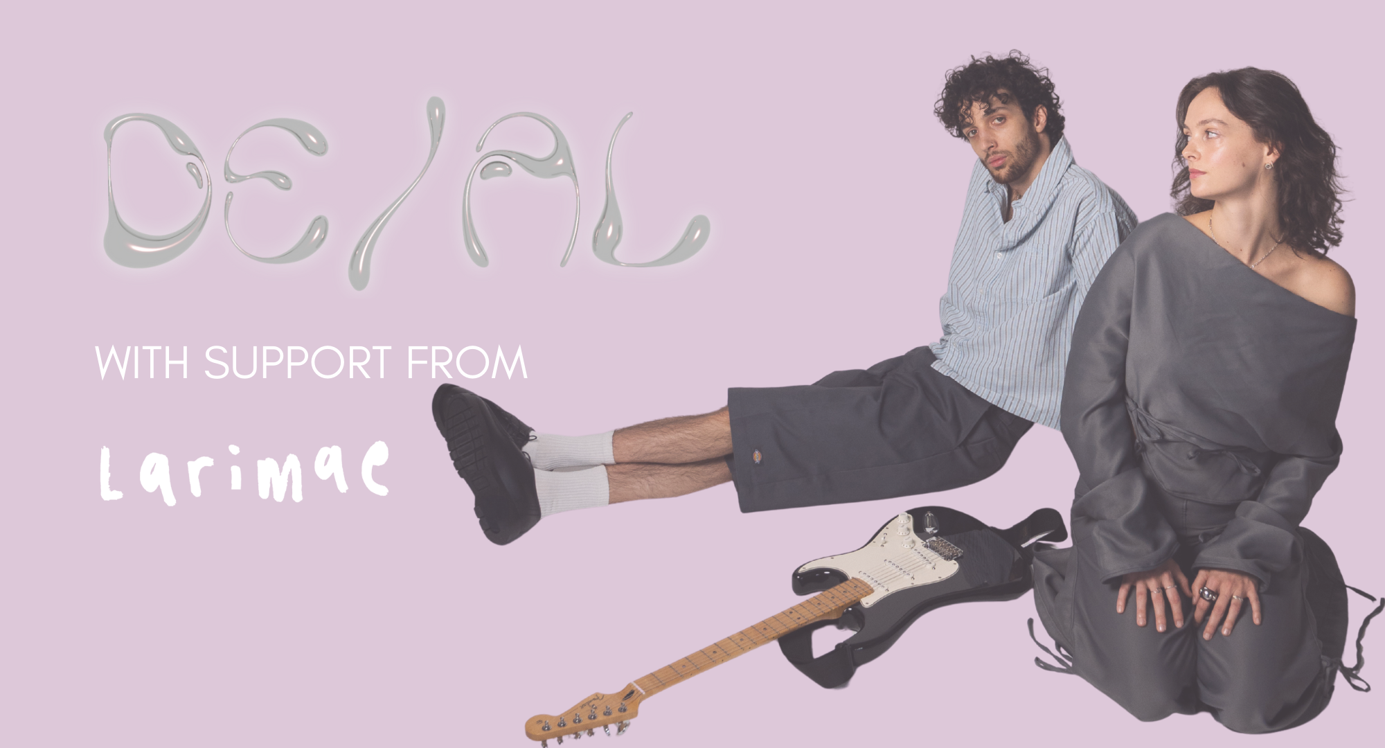 Live electronic music by DE/AL and Larimae