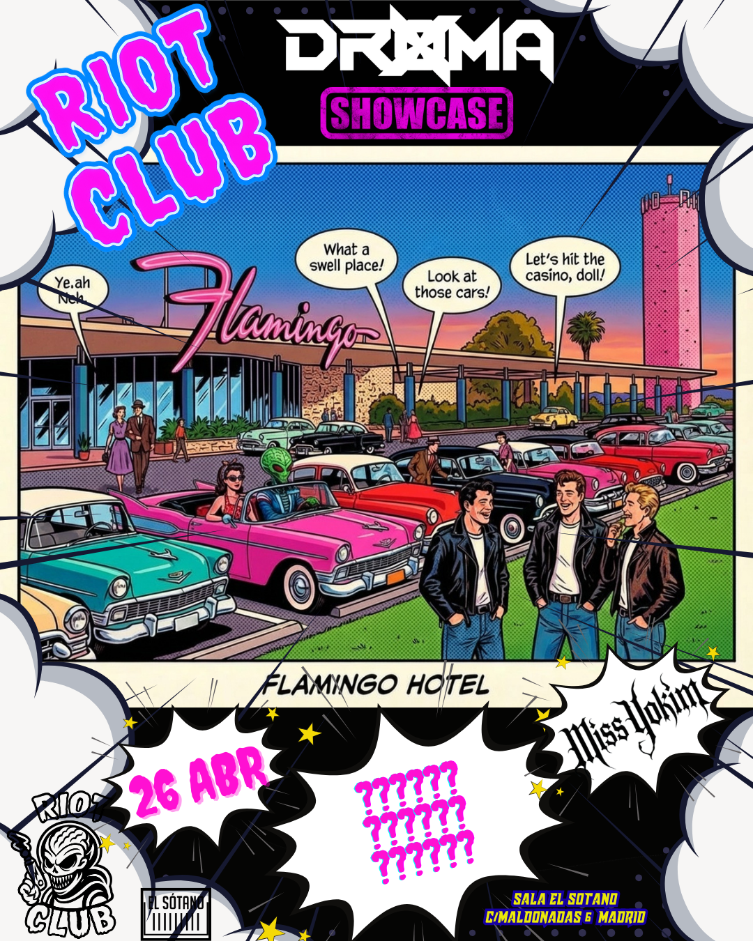 RIOT INVITES DROMA: PERFORMANCE BY: Miss Yokim