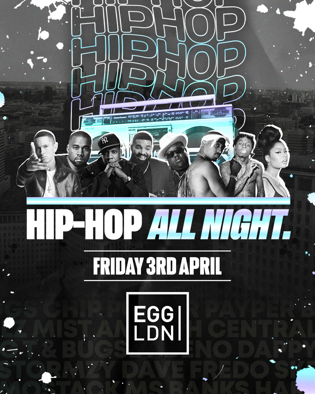 HIP-HOP ALL NIGHT at EGG LDN