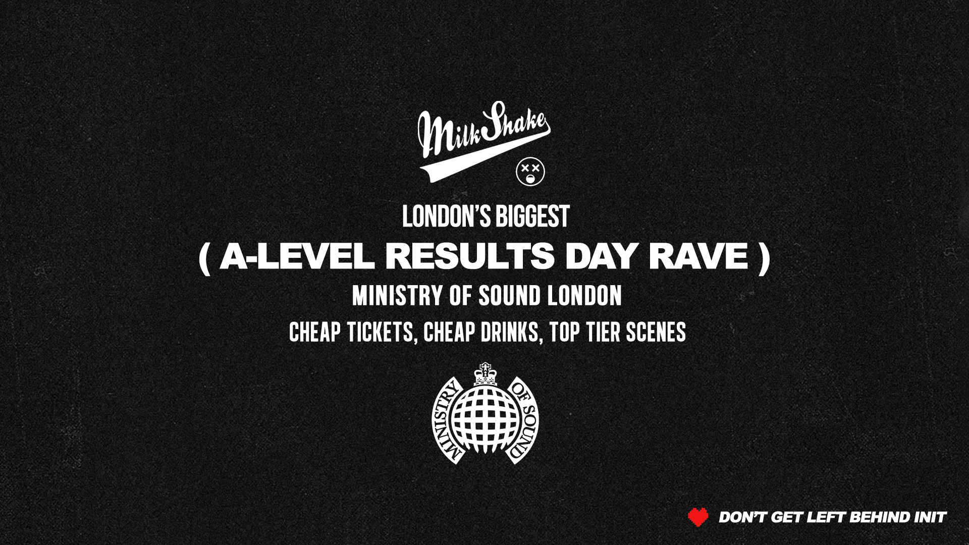 The A-Level Results Day Party 2026 - Ministry Of Sound London