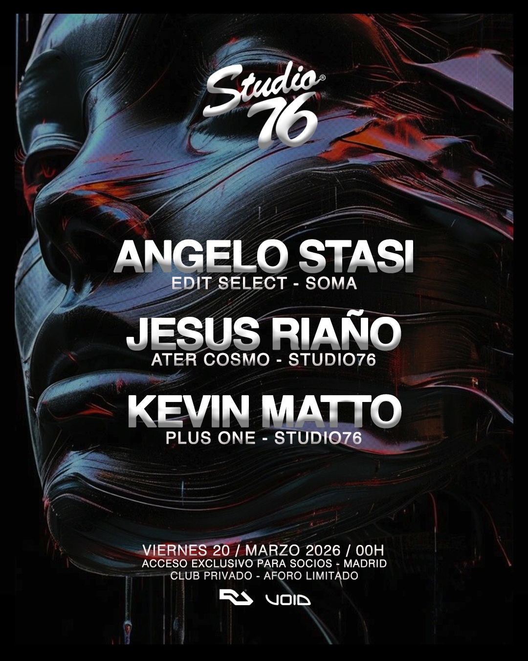 Studio76 present Angelo Stasi + Jesus Riaño + Kevin Matto