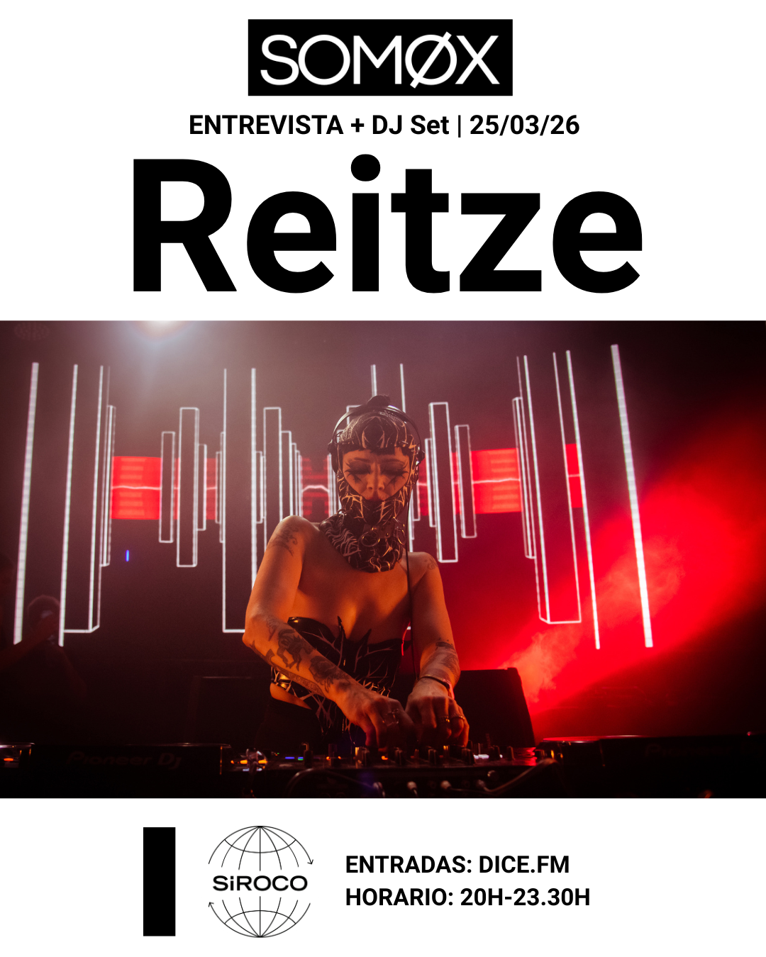 SOMØX invites Reitze | Entrevista + Techno set