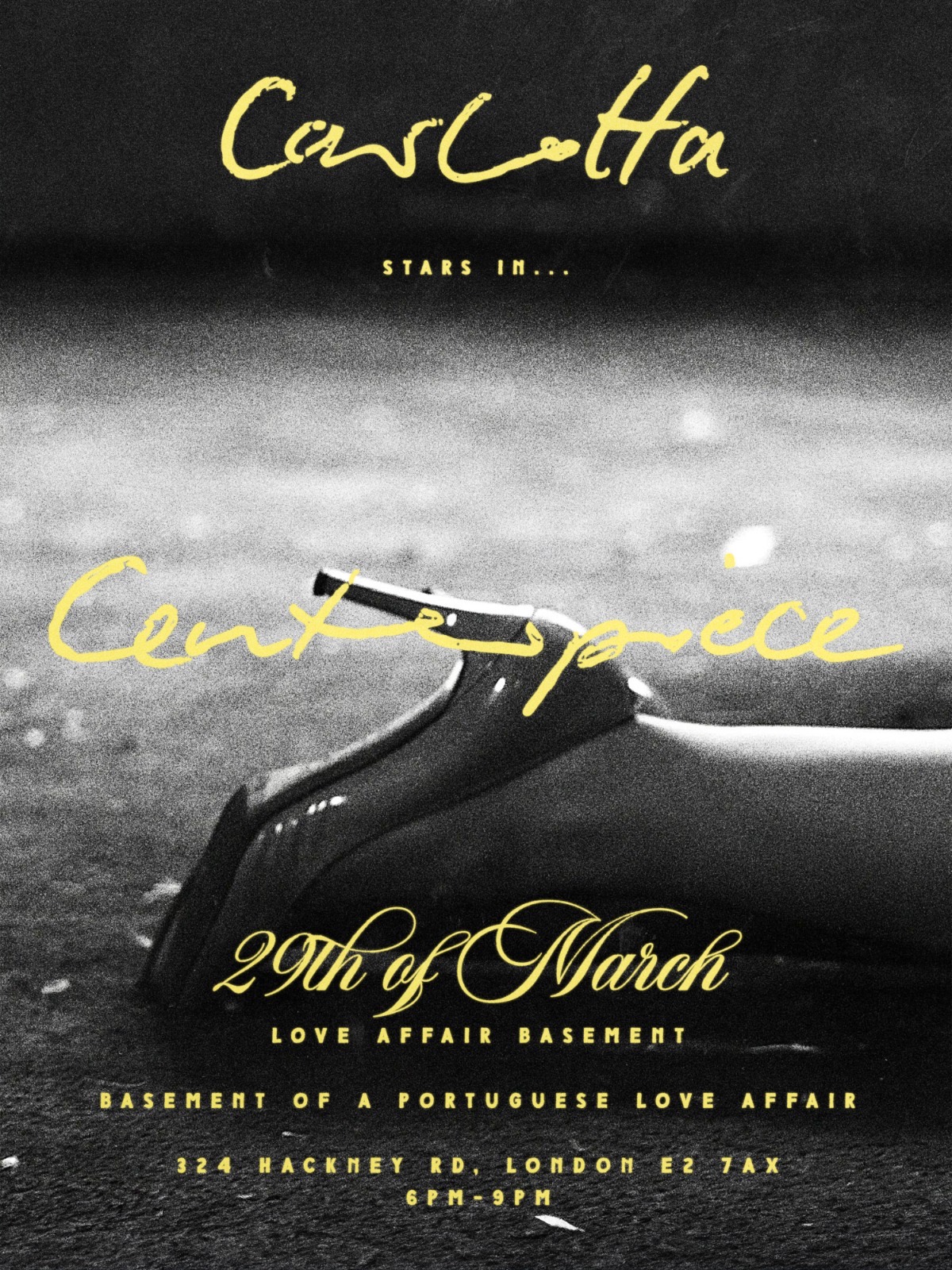 CARLOTTA stars in 'CENTERPIECE': A Music Video Screening Evening