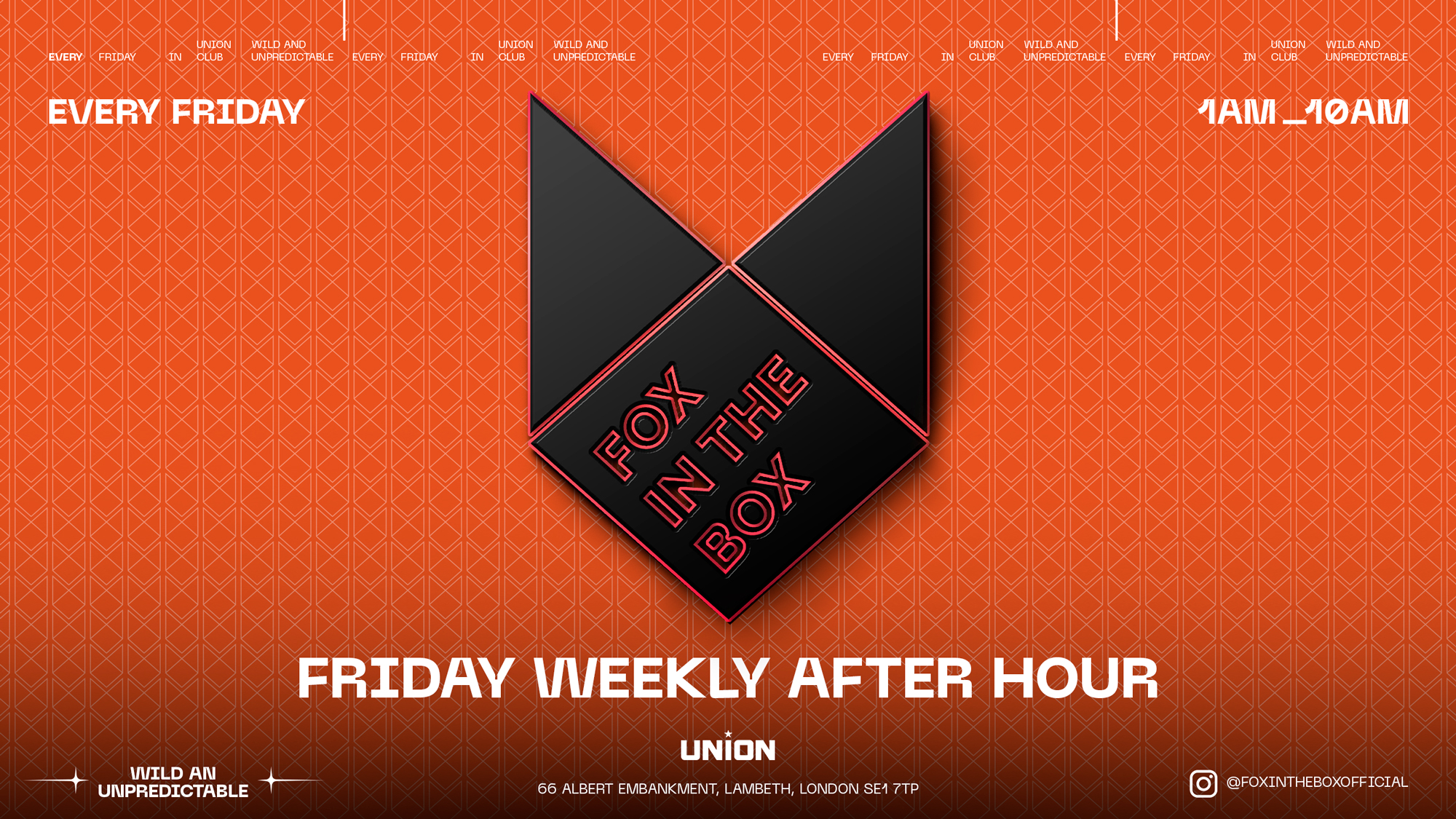 THE AFTER PARTY at FOX IN THE BOX (open until 10 am )