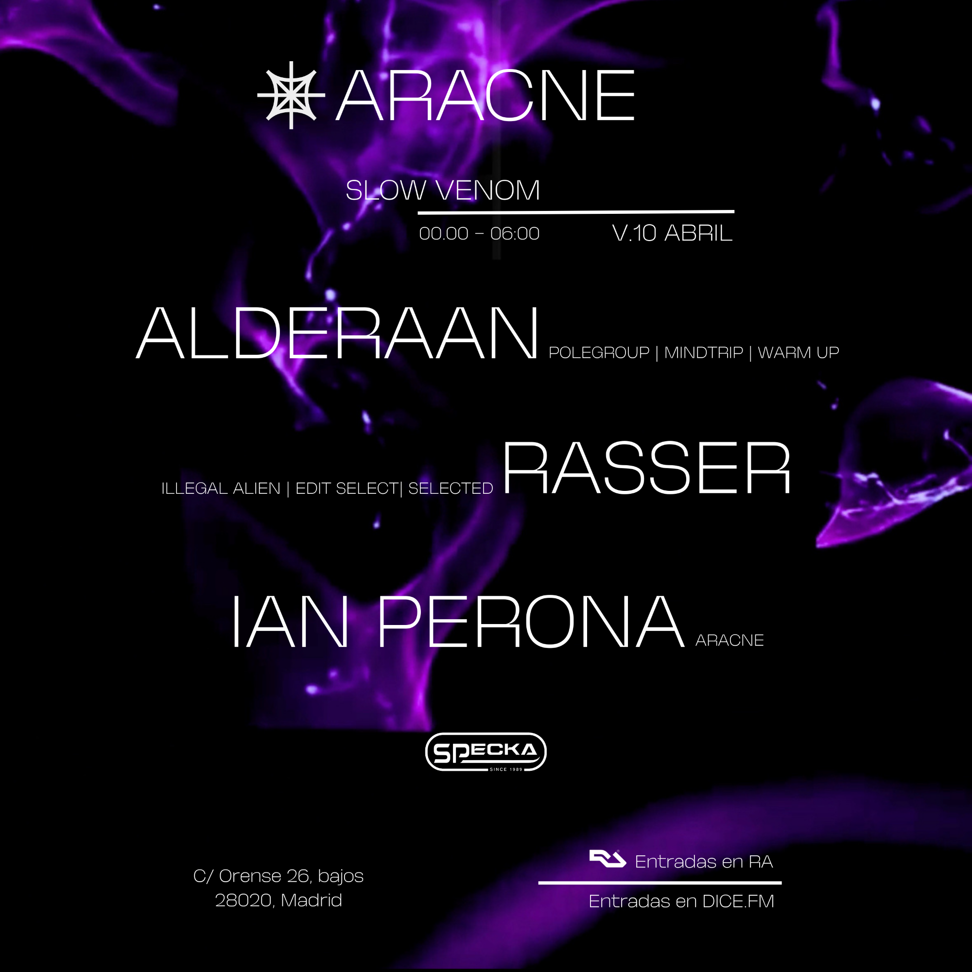 Alderaan & Rasser - ARACNE SLOW VENOM