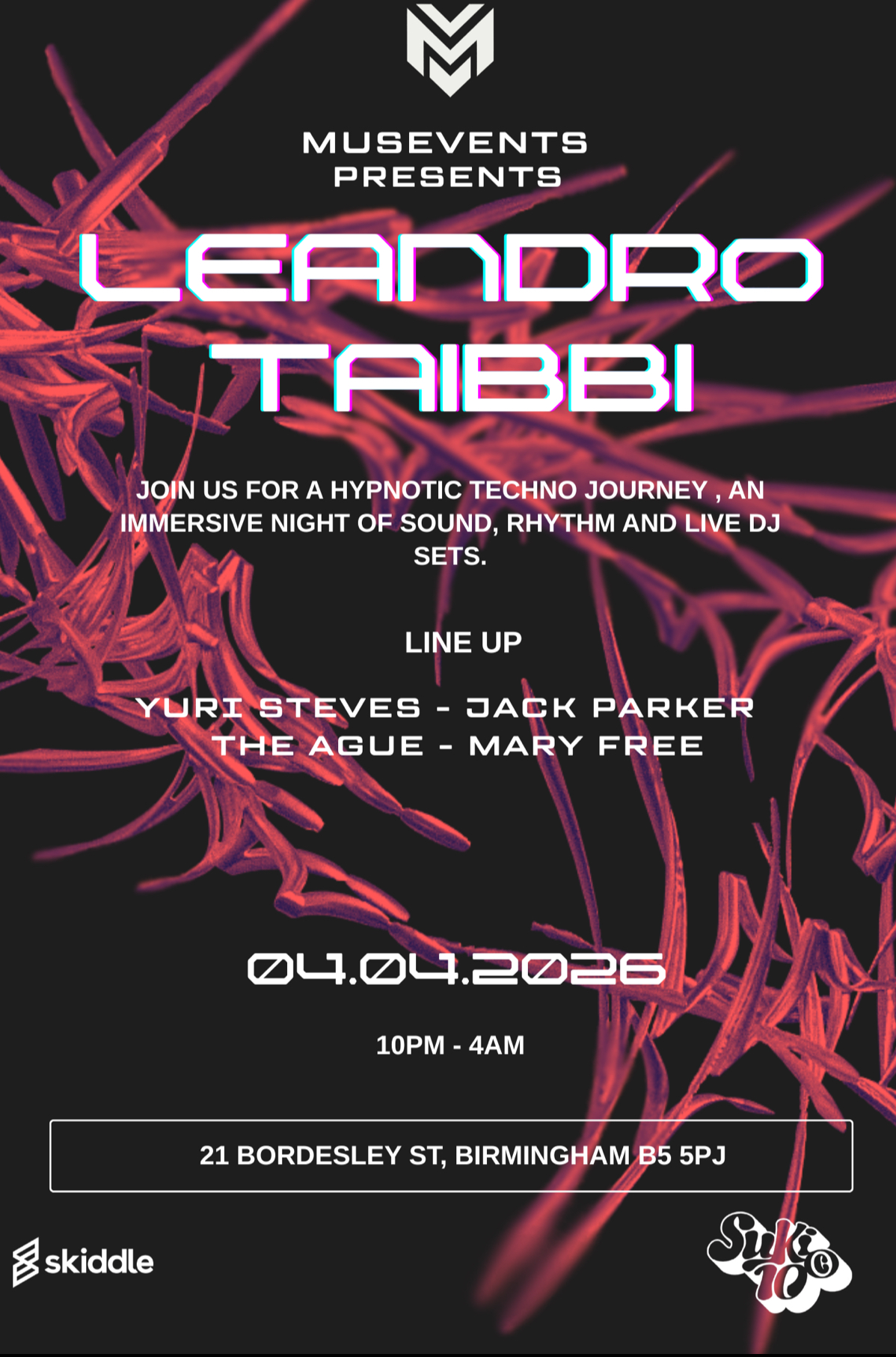 Musevents presents Leandro Taibbi