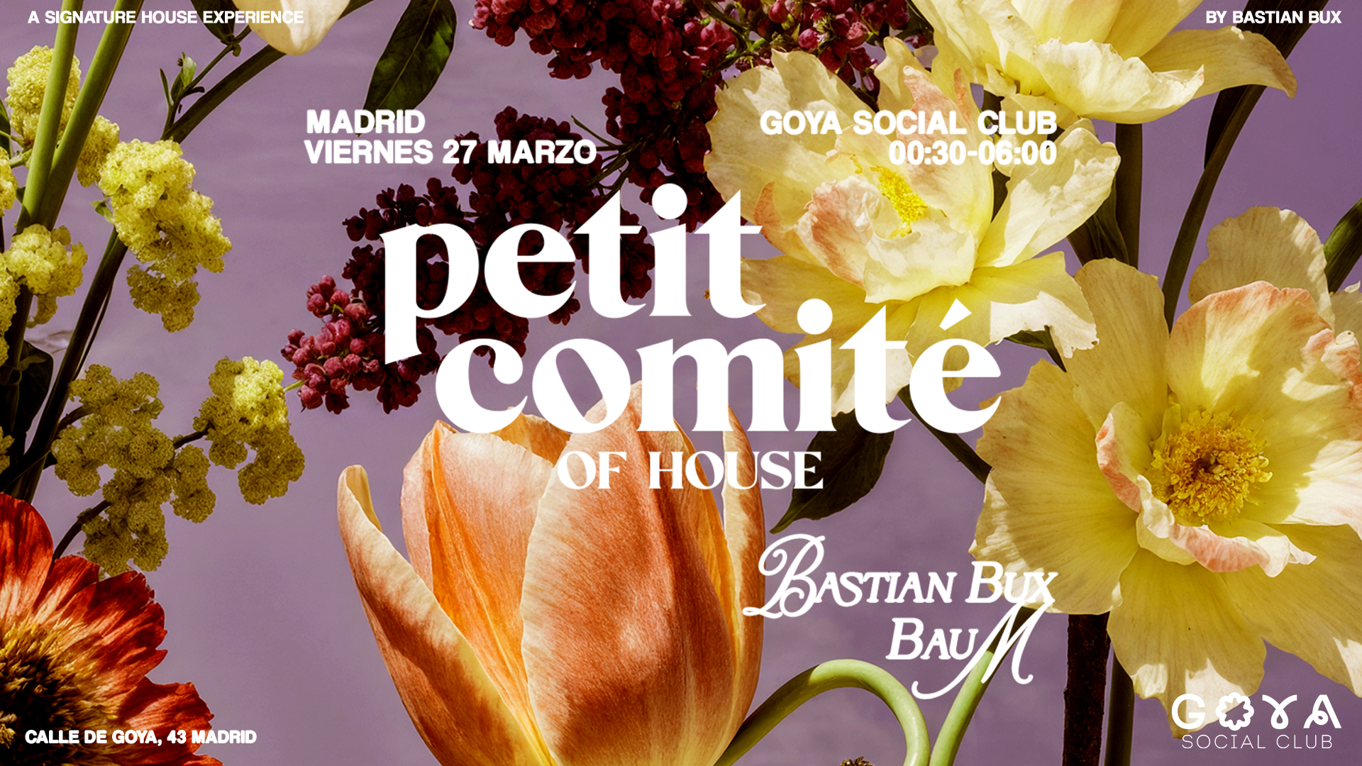 Petit Comité Madrid with Bastian Bux & Baum