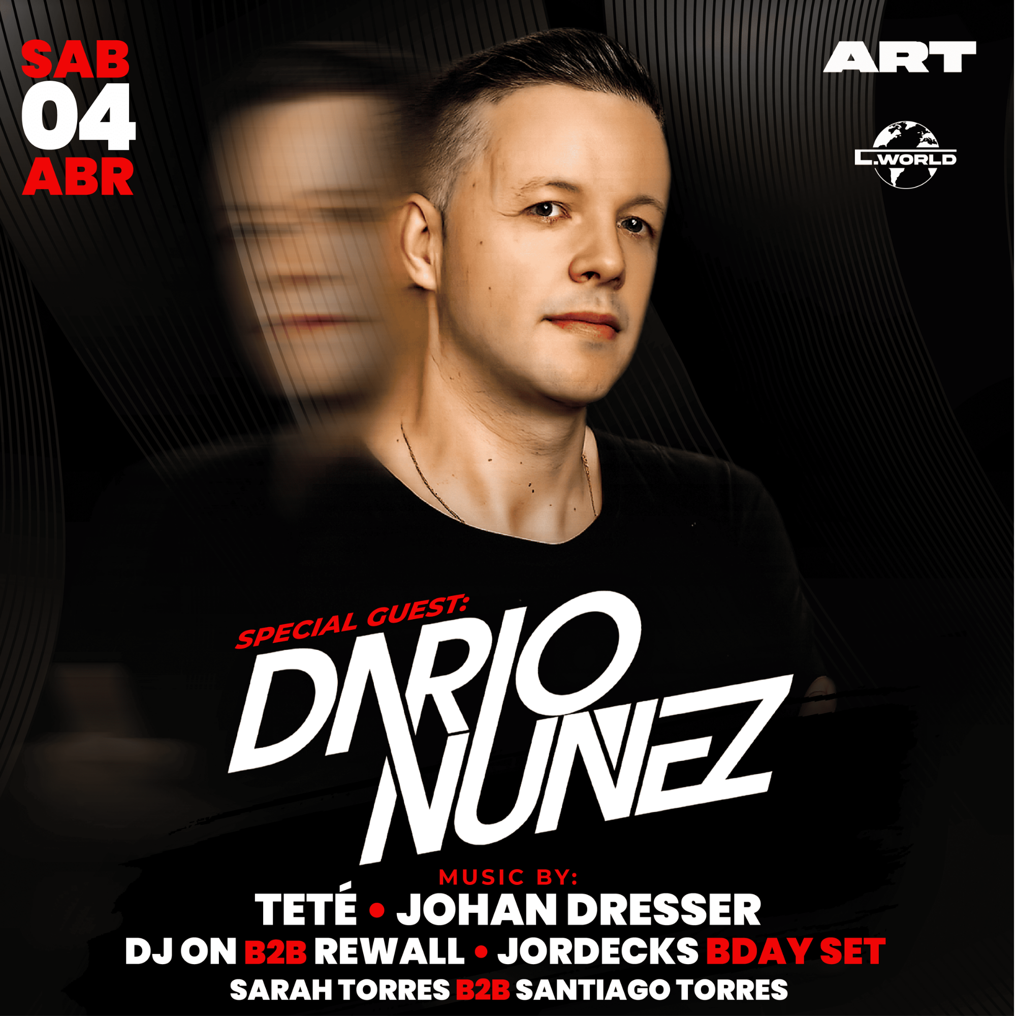 L. WORLD: DARÍO NÚÑEZ (300 FREE TICKETS)