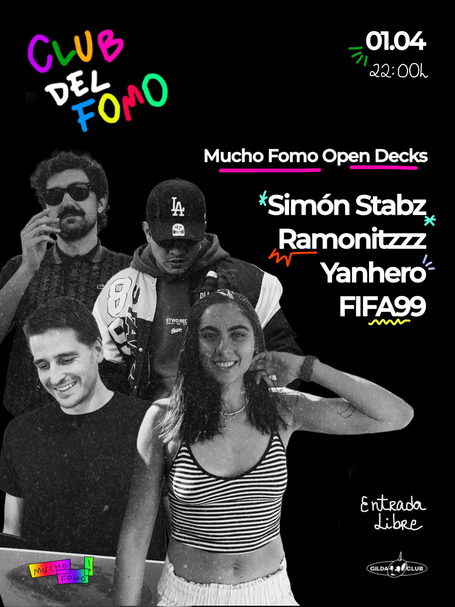 CLUB DEL FOMO: Open Decks (22h - 2h Free / Gratis)