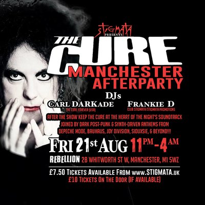 The Cure Aftershow Manchester