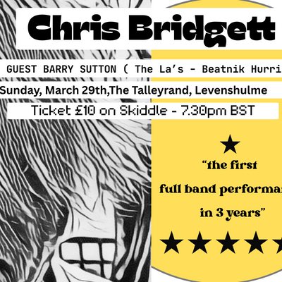 Chris Bridgett and Band LIVE at The Talleyrand, Levenshulme