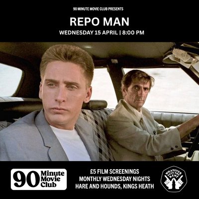 H&H x WPTR 90 Minute Movie Club presents 'Repo Man' (1984)