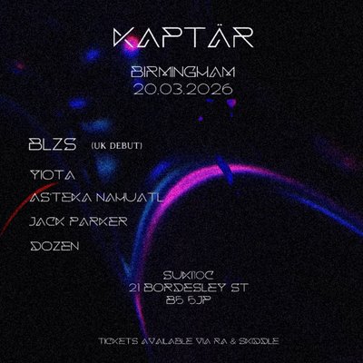 KAPTÄR Techno - BLZS DEBUT