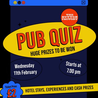 The Pub Quiz @ The Button Factory