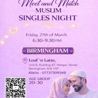 Muslim Marriage Events Birmingham - Meet and Match Muslim Single