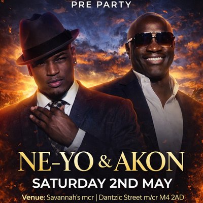 Neyo & Akon concert pre party Manchester