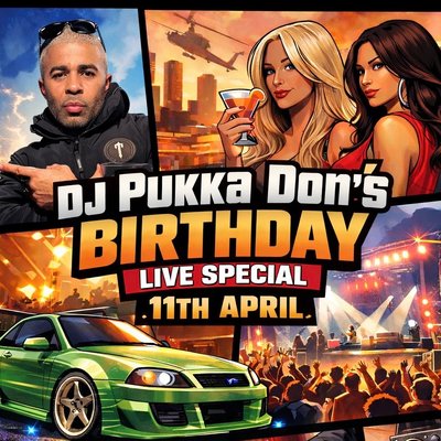 AreYaDaft Promotionz Presents DJ Pukkadons LIVE Birthday Stream