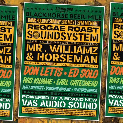 Reggae Roast Soundsystem at Blackhorse Beer Mile