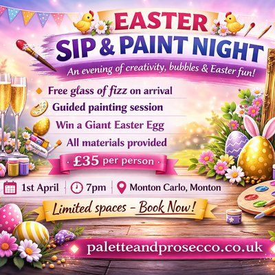 Sip and Paint (Palette and Prosecco)